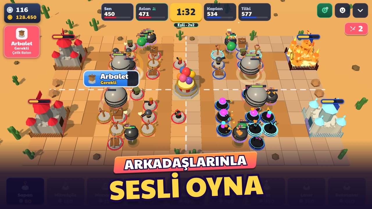 Arkadaşlarınla sesli oyna